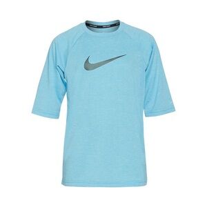 NIKE Big Boys Heather Short Sleeve Hydro Rashguard